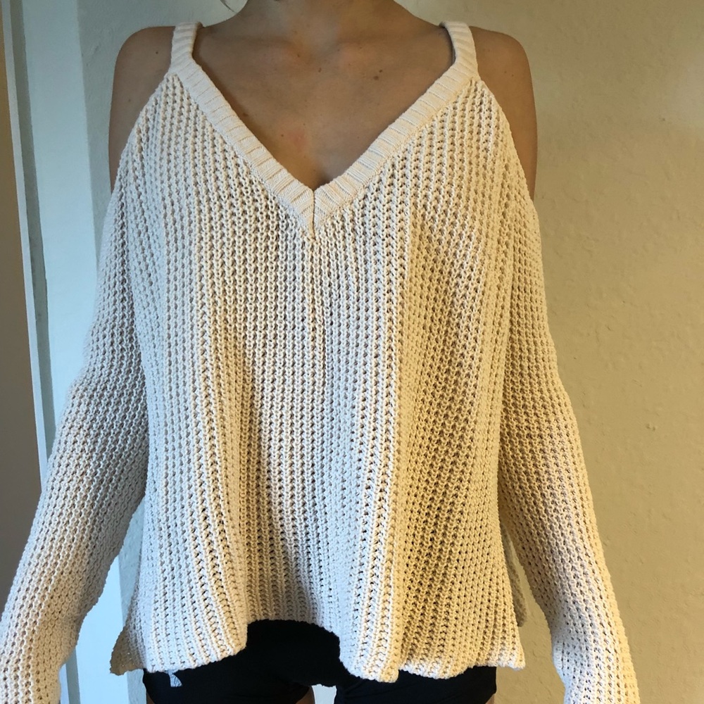 Cream sweater